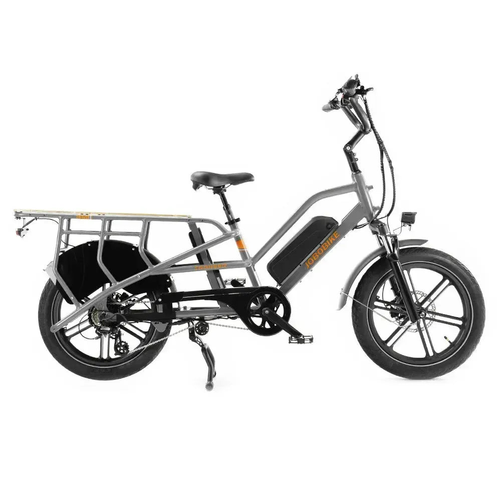 JOBOBIKE Transer - Longtail - Zilvergrijs